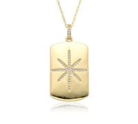 Collier pour femme avec pendentif cœur et chaîne d'ancre, pendentif pentagramme, étoile gardienne, collier étoile diamant, chaîne de clavicule courte pour femme