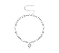 Collier pour femme, chaîne de clavicule, collier tendance pour femme, joli collier ras du cou avec cadenas en forme de cœur, couleur or et argent, pendentif sur le cou, accessoires, cadeau, type 1,