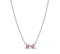 Pandora Collier à pendentif Nœud Rose 45 cm
