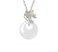 Collier pour Femme Pendentif Fleur En Argent Sterling 925 Collection De 12 Divinités Florales. Bijou De Luxe Artisanat Raffiné. Idéal pour La Saint-Valentin Les Anniversaires et Les Fêtes. Motif