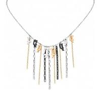 Collier pour femme - POLICE - PEJLN2010202 - 40 cm - Acier inoxydable - Gris