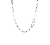 Collier pour femme S.Oliver 2034995 en acier inoxydable argenté - chaîne d'ancre réglable avec fermoir à homard