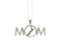 Collier pour fête des mères avec inscription « Green » « Sunshine Island », M