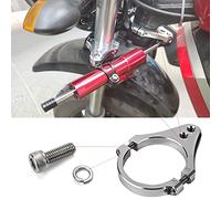 Collier Pour Fourche Avant 27 mm Support de Stabilisateur d'amortisseur Moto 27 mm Universel Pinces CNC Accessoires de Moto