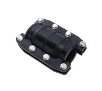 Collier pour fuite tube 32 mm, kit réparation plomberie maison, 8 vis | Conception pratique facilitant le montage, placez les deux moitiés sur la section endommagée et serrez les huit écrous