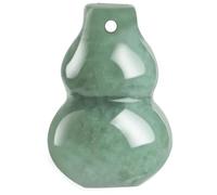 Collier pour homme avec breloque en jadéite verte naturelle sculptée style cucurbitacée simple pendentif porte-bonheur collier amulette collier tendance cadeau bijoux