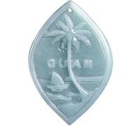 Collier pour homme avec pendentif en jadéite du Pacifique - Amulette sculptée - Pierre précieuse naturelle - Accessoires de mode - Pierre jade véritable bijoux