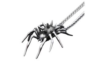 Collier pour homme, collier gothique tendance araignée pour Halloween, collier vintage pour homme et femme, collier animal singulier, bijoux de fête