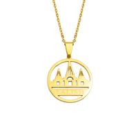 Collier pour homme, collier pendentif Temple le plus sacré des Yézidis bijoux