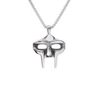 Collier pour homme, collier vintage avec pendentif masque Mf Doom pour homme, collier punk égyptien pharaon colliers bijoux tendance cadeaux