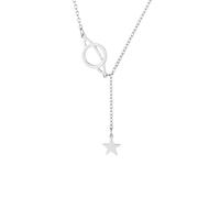 Collier pour homme et femme, collier étoile planète Saturne pour femme, chaîne de cou tendance, bijoux astronomie, cadeau d'anniversaire