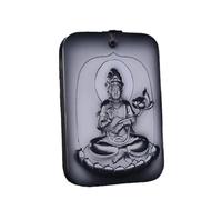 Collier pour homme exquis avec pendentif bouddha en jade turquoise et texture grain fin, traitement à la main, style simple, cadeau unisexe pour mariage