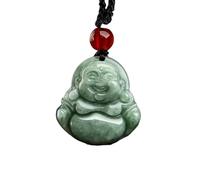 Collier pour homme, haricots en jadéite naturelle, pendentif en jade du dieu de Bouddha, cadeaux pour hommes, collier pour femmes, bijoux pour femmes, livraison directe