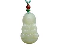 Collier pour homme naturel HeTianYu Pendentif Perles Pure Bouteille Collier Xianyin Bijoux suspendus HT2061003