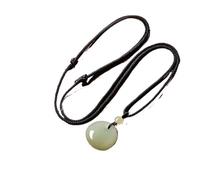 Collier pour homme nouveau pendentif saphir naturel, collier tendance petit et élégant.