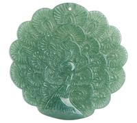 Collier pour homme tendance en jadéite naturelle naturelle sculptée Phoenix porte-bonheur pendentif amulette jade bijoux vintage