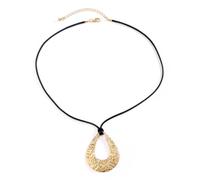 Collier pour hommes, pendentif en forme de goutte d’eau exagérée, collier collier ras-du-cou pour femmes, chaîne réglable en fil de cire gothique, bijoux Halloween Y2K