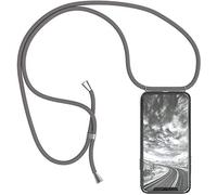 Collier pour Oppo Find X2 Neo Coque Transparent Silicone Housse avec Cordon de Collier Necklace Lanyard Case Étui de Téléphone avec Cordon Collier Coque pour Oppo Reno 3 Pro 5G/ Find X2 Neo,Argent
