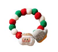 Collier pour petit chaton, boules en peluche, collier de Noël pour chat - Beau collier de Noël pour animal domestique chat chaton