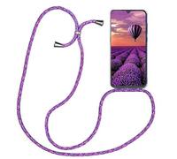 Collier pour Samsung Galaxy S22 5G Coque Transparent Silicone Housse avec Cordon de Collier Necklace Lanyard Case Étui de Téléphone avec Cordon Collier Coque pour S22 5G,Licorne