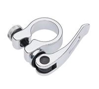 Collier pour tube de selle de vélo avec serrage rapide ( Argent / 34.8 mm )