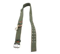 Collier pour Vache en Toile 4 Couches, Réglable, avec Boucle Métallique Double Rangée, Convient pour Chevaux, Moutons, Bovins et Chiens - Matériau Résistant, Conforté et Durable, (M.)