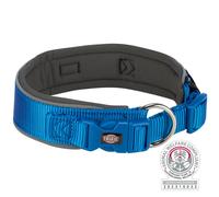 Trixie PREMIUM collier extra large, L : 46-55 cm/50 mm, bleu royal/graphite