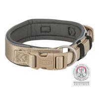 Trixie Collier pour chien de qualité supérieure, extra large, sable/graphite gris