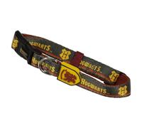 Collier Premium pour Chiens Harry Potter - Couleur Jaune et Rouge - Taille XXS-XS - Fermeture Rapide à clic - en Polyester - Motif Gryffondor