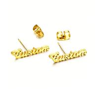 Collier Prénom Personnalisé, Kucheed Colliers Pendentifs Lettre Plaqués or 18 carats, Bijoux Élégants avec Inscription au Choix, Cadeaux Uniques pour un Fête des Mères Anniversaire
