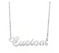 Collier Prénom Personnalisé, Kucheed Colliers Pendentifs Lettre Plaqués or 18 carats, Bijoux Élégants avec Inscription au Choix, Cadeaux Uniques pour un Fête des Mères Anniversaire