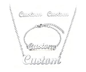 Collier Prénom Personnalisé, Kucheed Colliers Pendentifs Lettre Plaqués or 18 carats, Bijoux Élégants avec Inscription au Choix, Cadeaux Uniques pour un Fête des Mères Anniversaire