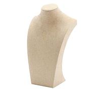 Collier Présentoir Buste, 5 Tailles - Multi, × 200mm, Beige, D 145 × 250mm