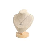 Collier présentoir ensemble lin bijoux buste présentoirs Bracelet organisateur en bois collier buste support porte-collier(S)