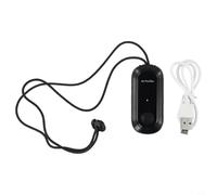 Collier purificateur d'air portable avec ioniseur portable et design suspendu au cou, générateur d'anions personnel, purificateur d'air USB, extracteur de PM2.5 pour voyage, maison ou (noir)