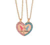 Collier Puzzle Coeur Collier D'amitié 2-Pack Or