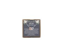 Collier PYOUL pour mère du marié, cadeau de mariage « To My Beautiful Mom On My Wedding Day » de S-on, One Size, Métal