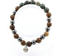 Collier Pyrite brut + chaine en acier inoxydable longueur 40, 45, 50, 55, 60, 70, 80, 90 cm au choix | Espagne | Poids Moyen (Carats) : 35 ct Dimension (mm) : 14 x 8 x 10 mm | Bijou mixte femme, homme