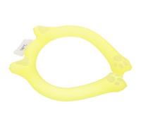 Collier Rafraîchissant Cou, Anneau Portable Ergonomique Tpu Jaune | Réutilisable, Ajuste Plusieurs Tailles de Cou, Confort sans Utilisation des Mains, pour Athlètes et Ouvriers