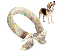 Collier Rafraîchissant pour Chien - Bandana Gel Réutilisable pour Chiot,Collier Respirant avec Motifs Ludiques pour Camping, Randonnée, Sport et Voyage