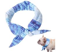 Collier rafraîchissant pour chien - Écharpe réglable portable réutilisable | Avec insert en gel, bandana de régulation thermique pour animal de compagnie, accessoire léger pour soulager la chaleur pour