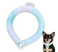 Collier rafraîchissant pour chien, tour de cou pour chiot qui soulage la chaleur - Collier rafraîchissant réutilisable pour chiens - Pour une utilisation pendant les chaudes journées d' , les