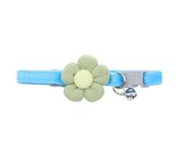 Collier ras du cou à fleurs pour animaux de compagnie - Clochettes de Noël - Bijoux fantaisie