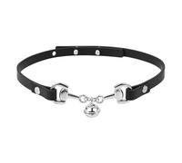 Collier ras du cou à longueur réglable avec double clochettes ajoutant du charme à une tenue décontractée ou à une fête
