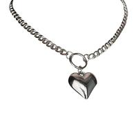 Collier ras du cou avec pendentif en forme de cœur en alliage - Cadeau pour femmes et filles, Conforme à l'image