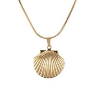 Collier ras du cou de la mode pour les femmes, Shining Sea Shell pendentif collier Collier de la chaîne des filles collier pendentif Beach pour les couples, Laque Coquillage
