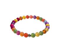 Collier ras du cou de perles arc-en-ciel, bracelet de perles colorées réactives aux UV, bijou réglable à changement de couleur, cadeau d'été pour femme, standard, Résine, Pas de pierre précieuse