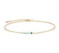 Collier ras du cou délicat contre le mauvais œil, plaqué or 14 carats, joli petit pendentif en forme de disque contre le mauvais œil, collier ras du cou minimaliste pour femme, Laiton, Turquoise