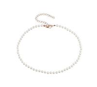 Collier ras du cou élégant avec fausses perles rondes pour un usage quotidien pour femme - 4
