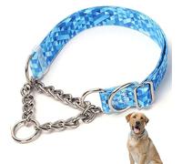 Collier ras du cou en acier inoxydable pour chiens de grande taille, collier martingale pour chiens, collier de dressage très résistant, anti-traction, anti-fuite, pour chiens mâles et de taille